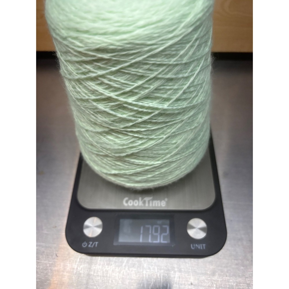 Caron Yarn Co. 2/20 Weight‎ Green Yarn Cone 17.92 Oz Acrylic Blend